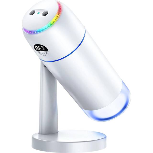 Tabletop Negative Ions Humidifier 500 Ml UV Light Disinfecting Ultrasonic Humidifier, USB Rechargeable Car
