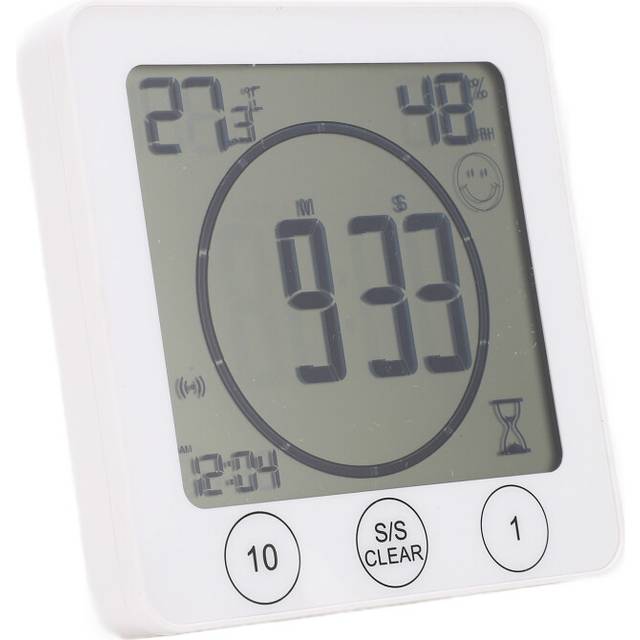 Temperature and Humidity Meter Indoor Thermometer Hygrometer Timer for Home Office