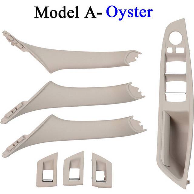 (Model A Oyster) Original Rhd Window Switch Panel Interior Door Handle Panel Set For Bmw