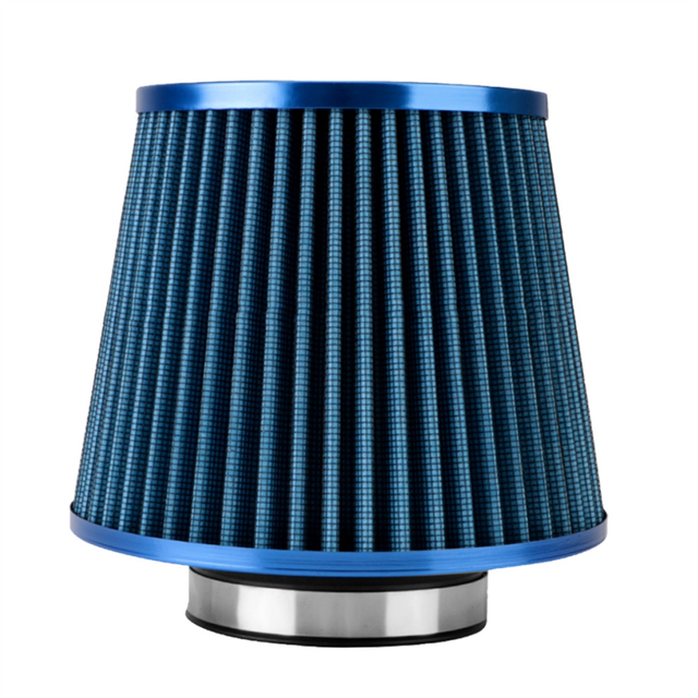 76mm Air Filter Mushroom Head Exhaust Intake Universal Car Supplies Blue