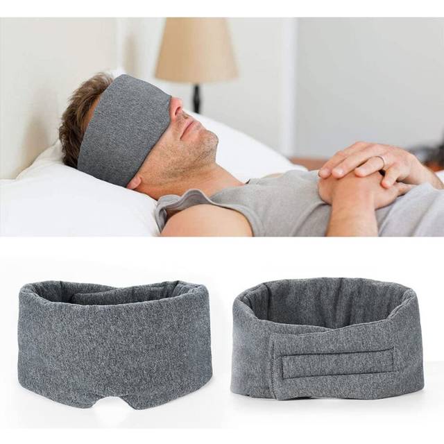 Sleep Mask Ultra Soft Breathable Eye Mask for Men Women for Sleeping Adjustable Light Blocking Blinder for Travel/Nap/Sleeping/Shift Work/Yoga