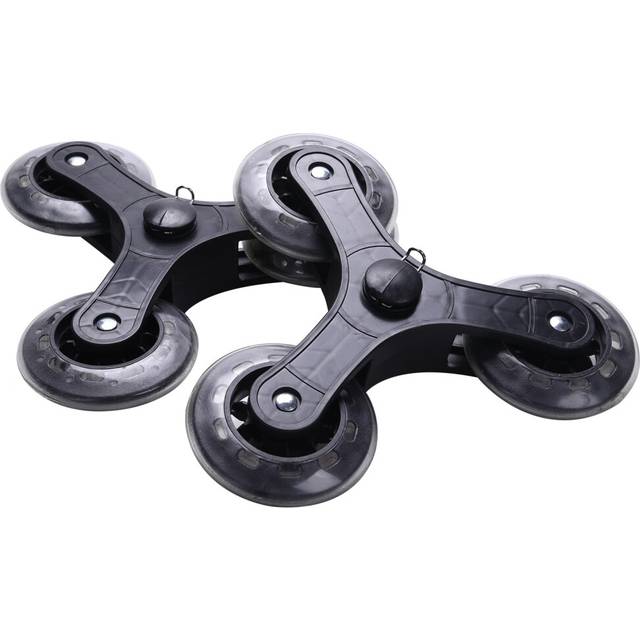 2Pcs/Set Black Shopping Cart Trolley Caster Luggage Suitcase Roller Replacement Wheel Pulley Sliding Roller Wheel Accessories