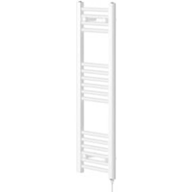 Wholesale Domestic Pizarro Straight Electric Heated Towel Rail | White | Mild Steel | 1000mm x 300mm