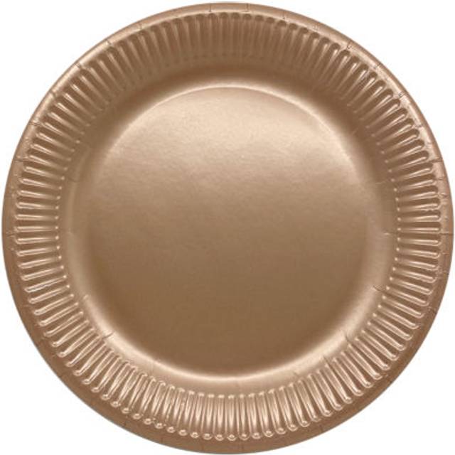George Home 12 Rose Gold Paper Plates