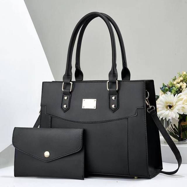 (Black) Stylish And Multifunctional Bucket Bag With Zipper Closure For Effortless Organization