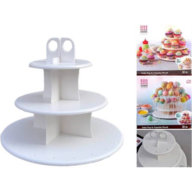 Cake Pop Cupcake Lollipop Stand - 3 Tiers