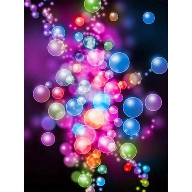 5D DIY Diamond Painting  Colored flower  3D Embroidery Cross Stitch 5D Home Decor Gift 20X30CM