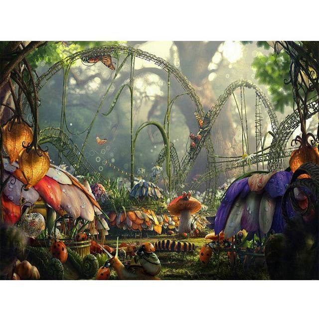 Hand Made Diamond Embroidery Painting Cross Stitch Kits Wall Mosaic Insect World Home Decor 20X30CM