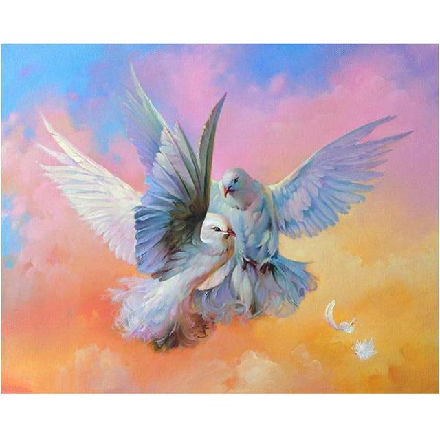 5D Diy Diamond Painting Full Drill Round Ribbon Rhinestone Embroidery Cross Stitch Kits 20X30CM