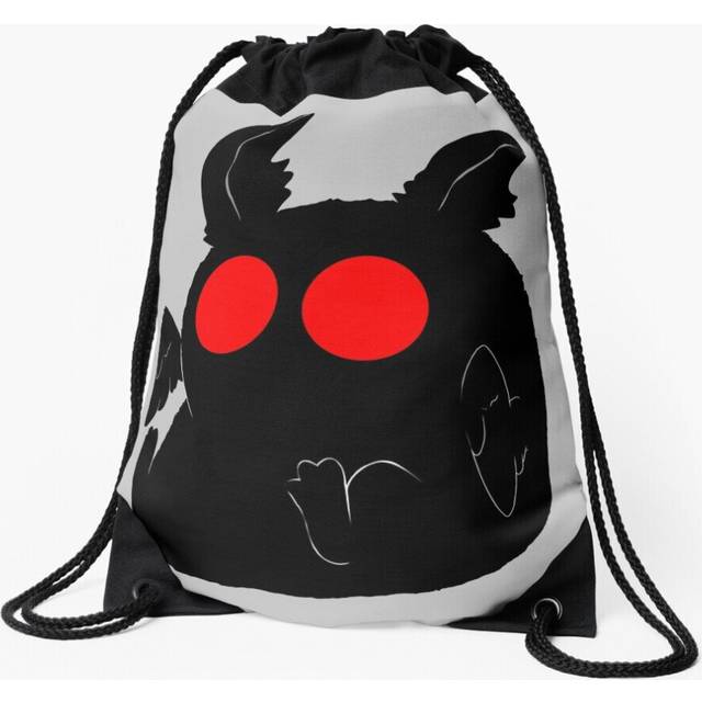 Drawstring Bag Mini Mothman Sport Gym Shoe Backpack