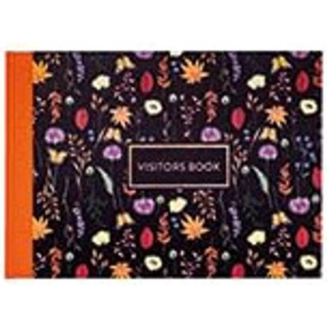 Pukka Pad, Bloom A4 Visitors Book ? 96 Pages with 768 Entry Spaces ? Includes Record Date, Name, Address, and Comment Fields ? 120 GSM Paper ? Black