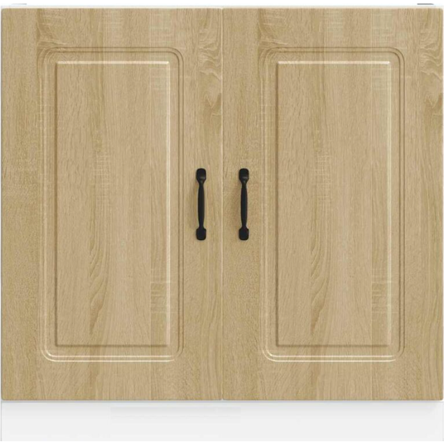 vidaXL Sink Base Cabinet Kalmar Sonoma Oak 80x46x81.5 cm Engineered Wood - Brown