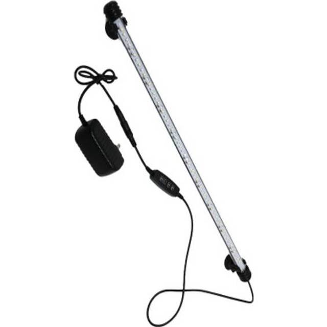 140 cm akvarie armatur - 16W LED, vit/blå, med sugkoppar, IP67