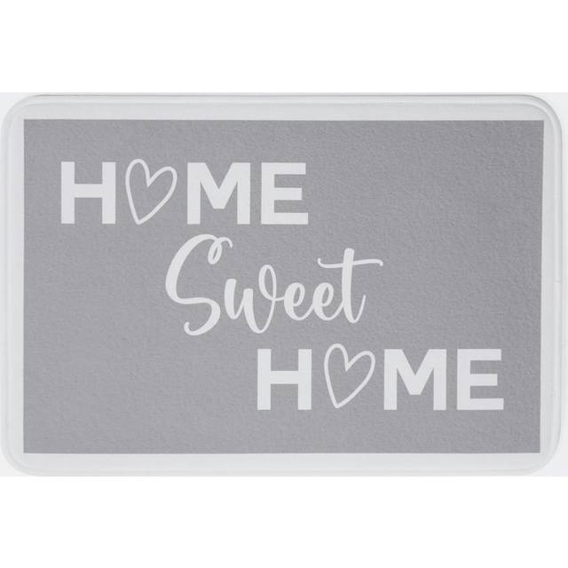 OHS Washable Home Sweet Home Printed Mat - Grey