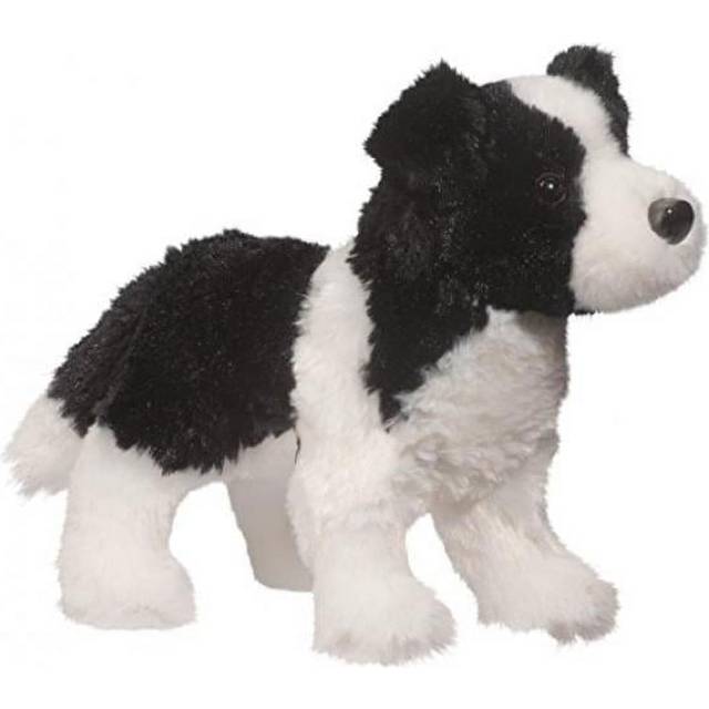 Douglas 4009 Dogs Border Collie Plush Toy, 20 cm Long