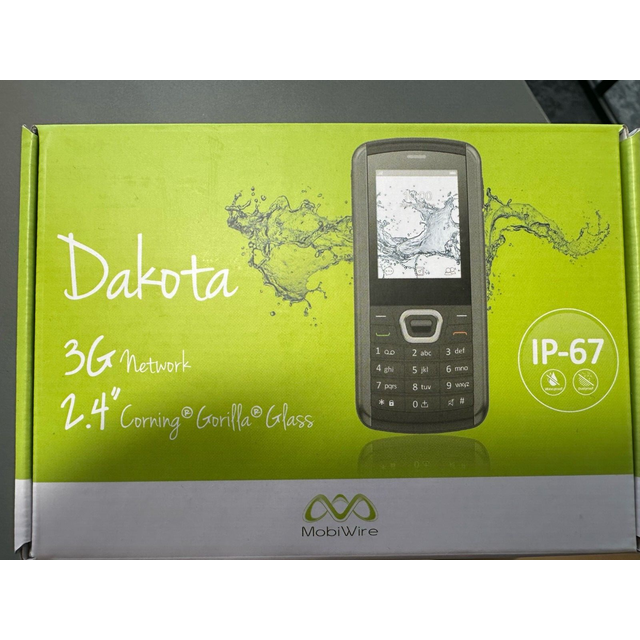 Mobiwire dakota tough mobile phone ✔ unlocked 3g 2g • ip67 dust & waterproof