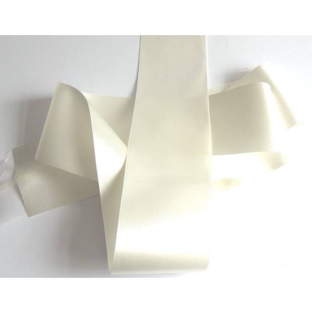 Berisfords Double Faced Satin Ribbon 419 Bridal White