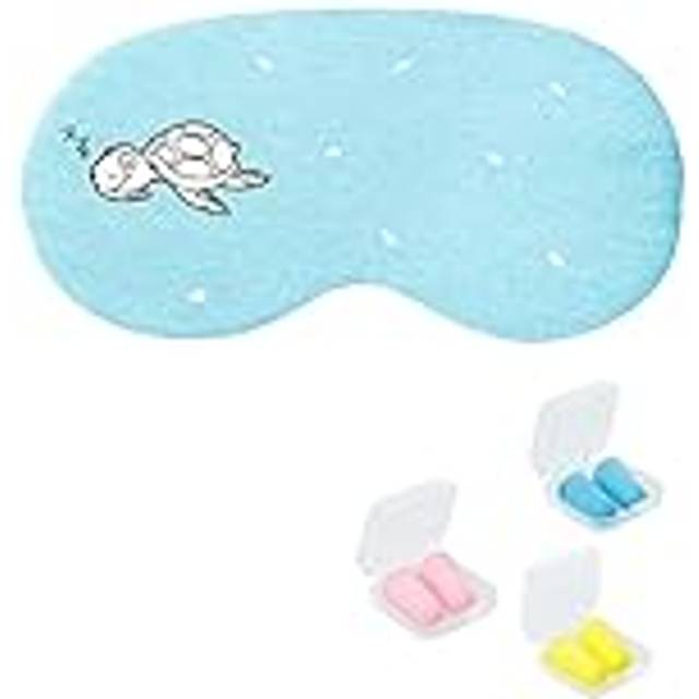 Sleepy Animal Hot and Cold Gel Packs Soothing Eye Mask - Blue / Turtle