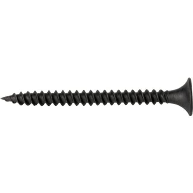 Wickes Fine Thread Black Phosphated Plasterboard Screws - 42mm - Pack of 200