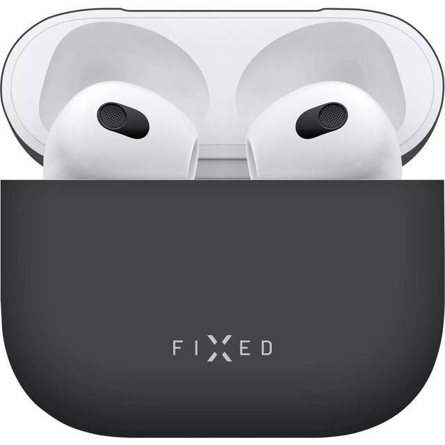 Apple AirPods (3. gen.) Fixed Silikon Skal - Svart