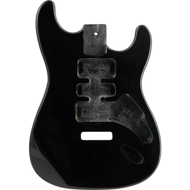 Fazley 10925 FST Black ST-Style Electric Guitar Body
