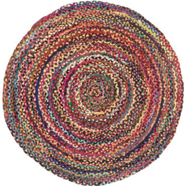 Flätan multi - trasmatta Rund 80 cm - Multi (Rund 80 cm)