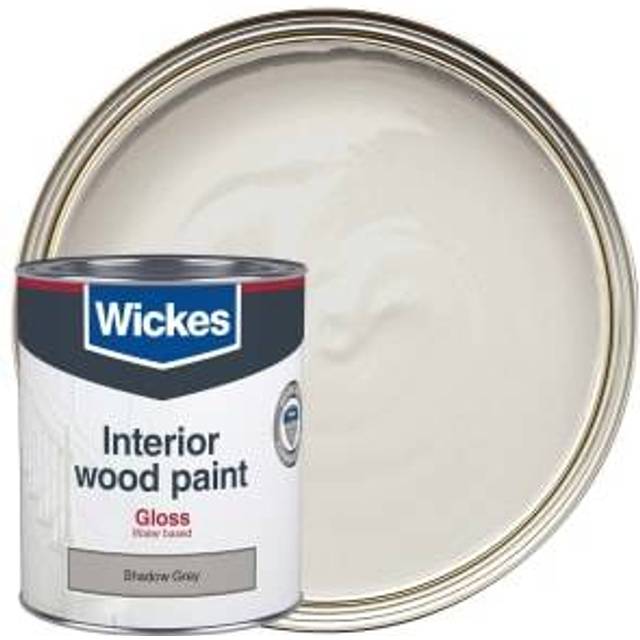 Wickes Quick Dry Gloss Wood & Metal Paint - Shadow Grey - 750ml