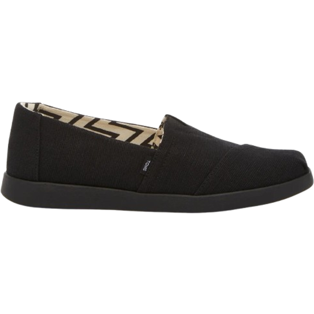 (Black, 8 (Adults')) TOMS Alpargata Plus Jute Women's Black/Black Espadrilles