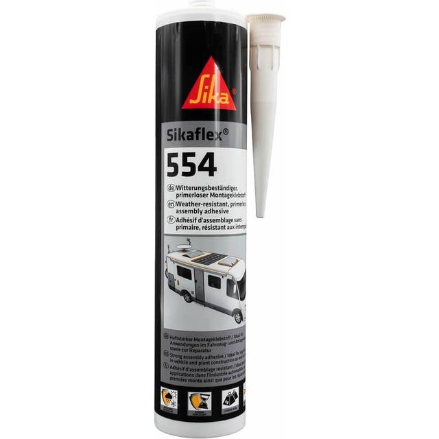 Sikaflex 554 husvagn vit 300 ml STP-lim industri