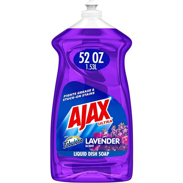 AJAX Ultra Liquid Dish Soap With Fabuloso  Lavender Scent  52 Oz