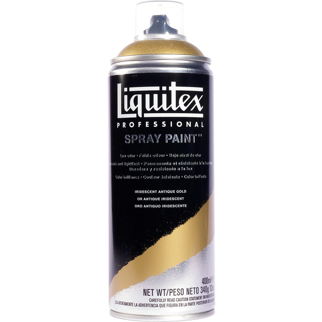 Liquitex Professional Spray Paint 400ml Iridescent Antique Gold