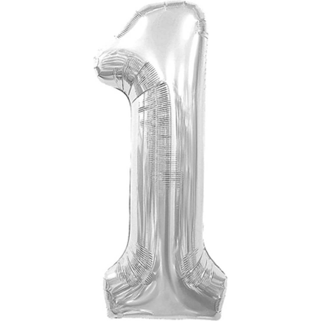 SHEIN 40 Inch Large Numbers Balloons, Foil Mylar Big Number Balloons For Birthday Party Supplies Decorations,