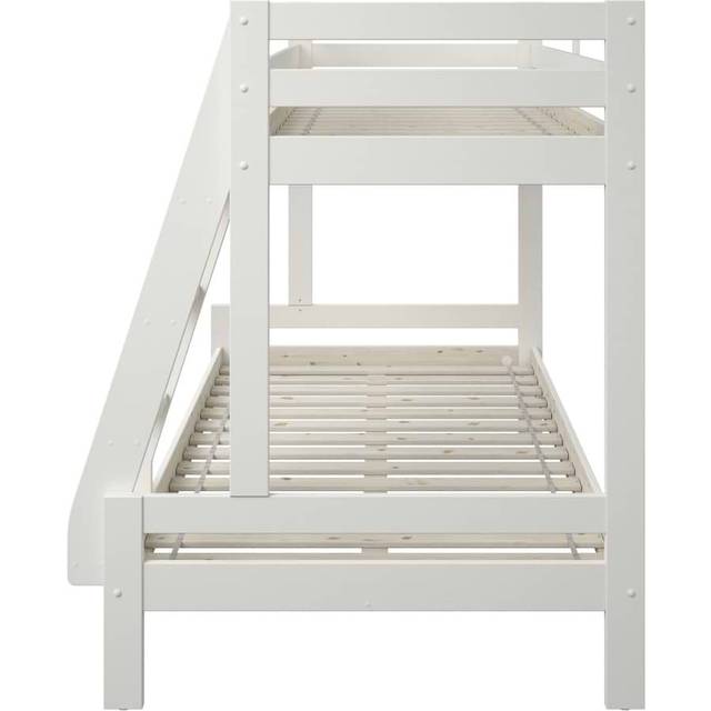 Noomi Nora Solid Wood Triple Bunk Bed White (FSC-Certified)