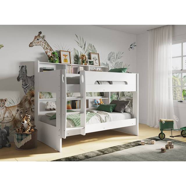 Flair Interstellar White Wooden Bunk Bed - Flair Beds - Single