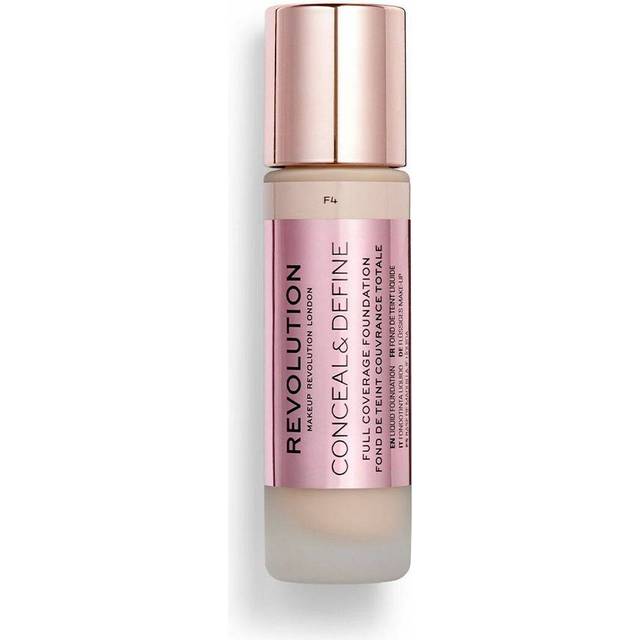 Revolution Conceal & Define Ultra Matte Full Coverage Foundation F4