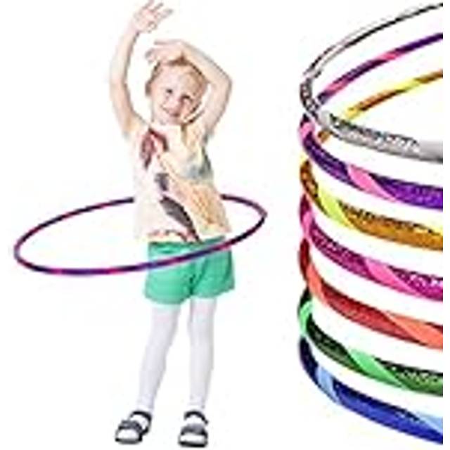 Hoopomania Glamour Hula Hoop för barn med glittermönster Ø70cm, lila-rosa