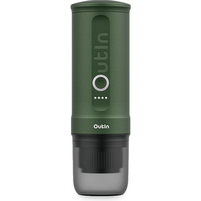 Outin Nano Forest Green Espressomaskin portabel - Skogsgrön