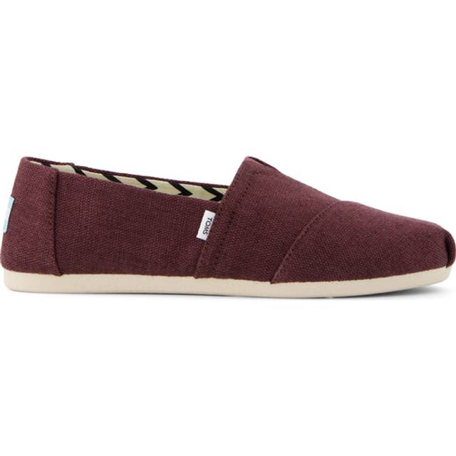 (Red, 4 (Adults')) TOMS Alpargata Jute Women's Burgundy Espadrilles