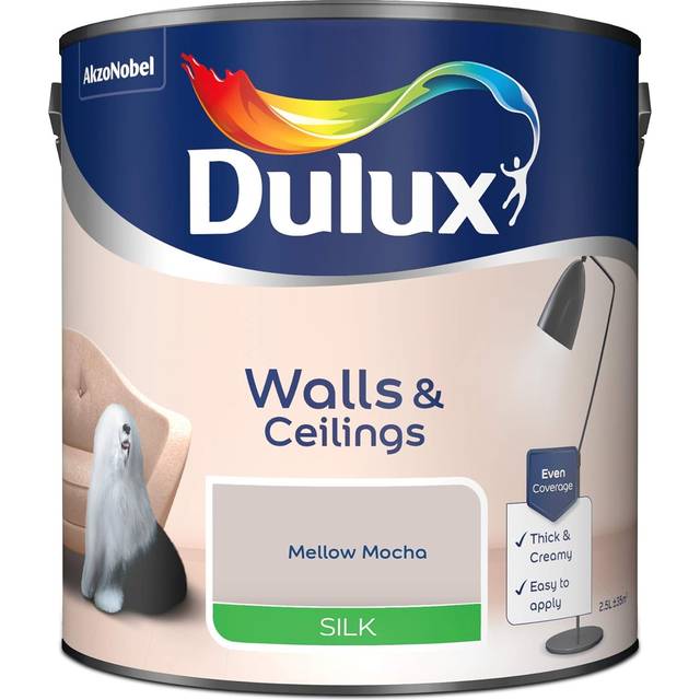 Dulux Silk Emulsion Paint - Mellow Mocha - 2.5L