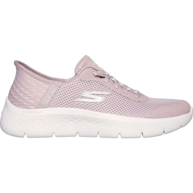 Skechers Go Walk Flex Grand Entry dam Sneaker, mauve textiltrimning, 35.5 EU