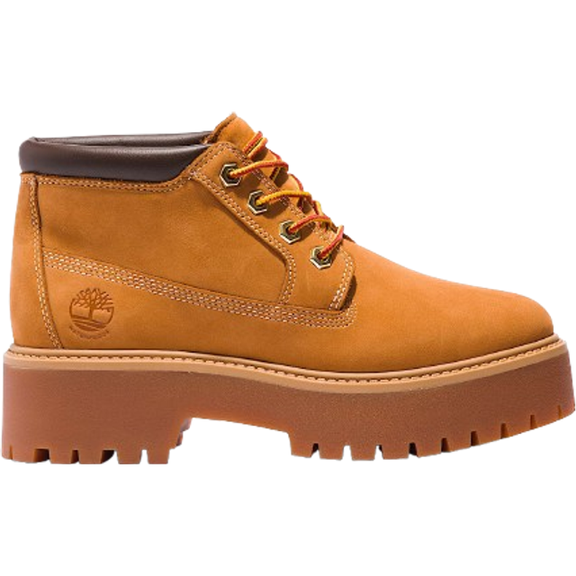 Timberland Stone Street Mid Lace-Up Waterproof Boots in Taupe, Size: US 7.5
