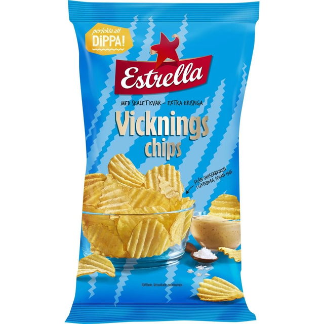 Estrella Vickningschips 275g