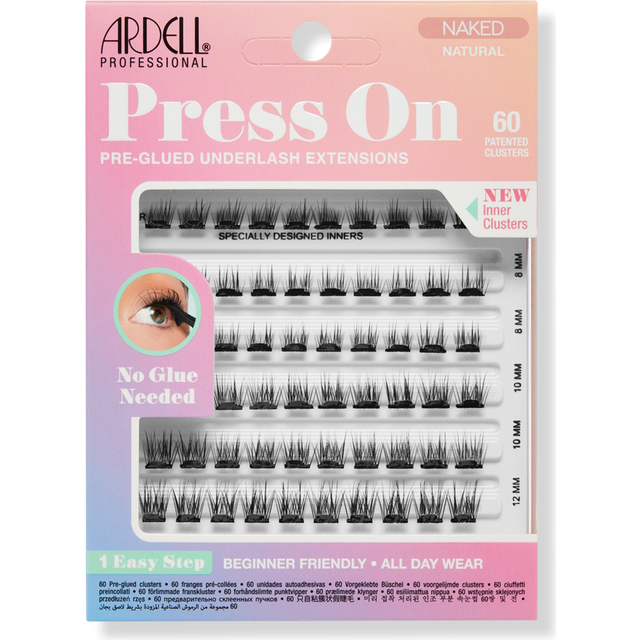 Ardell Press On Pre-Glued Underlash Extensions Multipack - Naked Natural False Eyelashes