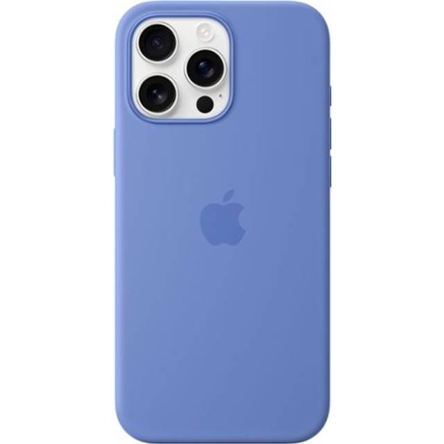 Apple - Baksidesskydd för mobiltelefon - MagSafe-kompatibilitet - silikon - vintergröna - för iPhone 16 Pro Max