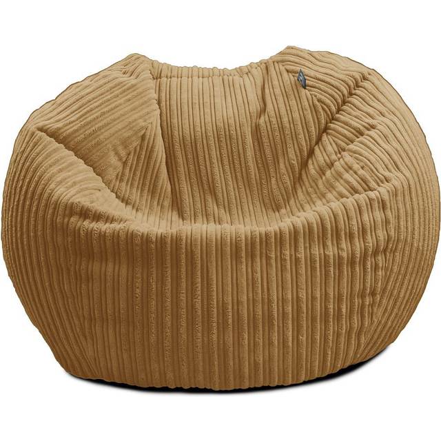 rucomfy Kids Jumbo Cord Beanbag - Caramel (Small)