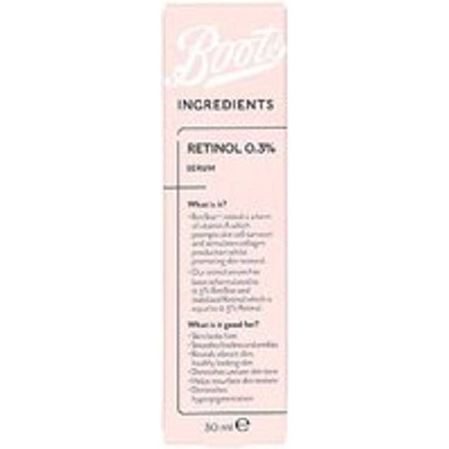Boots Ingredients Retinol Serum 0.3% 30ml