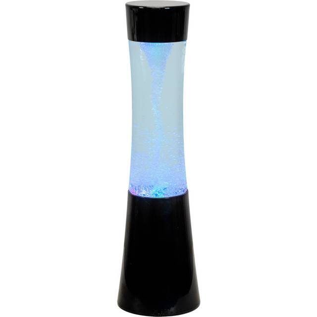 Dekklan Twister Tornado RGB Colour Changing LED Fun Desk Table Lamp - Black (30cm H X 8.5cm W X 8.5cm D)
