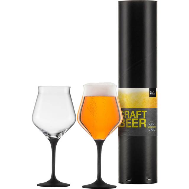 Clauddetta 435ml Craft Beer Glass Set - Black (435ml)