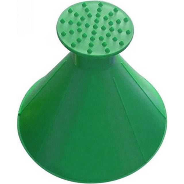 (Green) 4pcs Car Window Windshield Magic Ice Scraper Oil Funnel Snow Remover Shovels