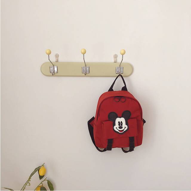 (Red) Trendy Cartoon Style Preschool Backpack For Toddlers Boys Girls Unisex Ages 25